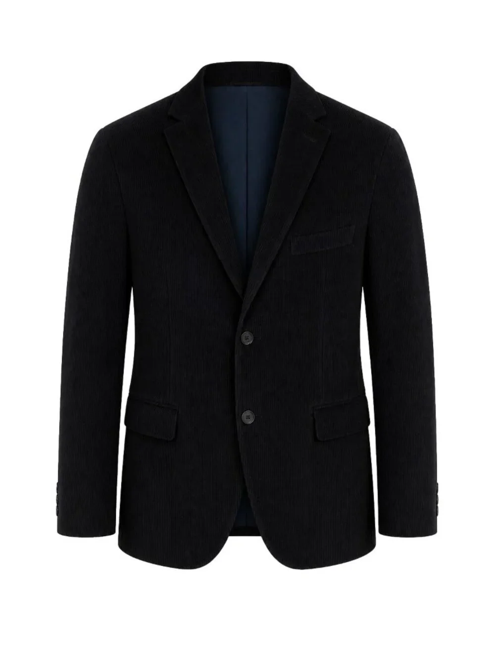 Banana Republic Men’s Black Heritage Academia Corduroy Tailored Fit Blazer 40R